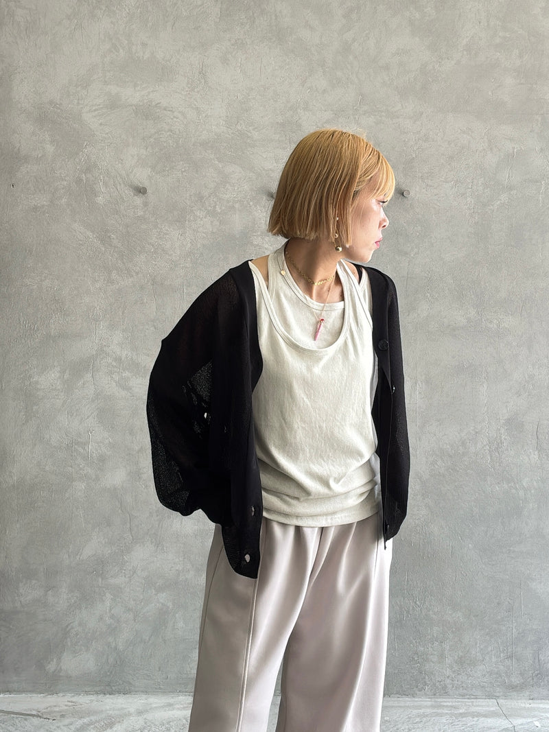 レイヤードタンクトップ／ANNA KERRY