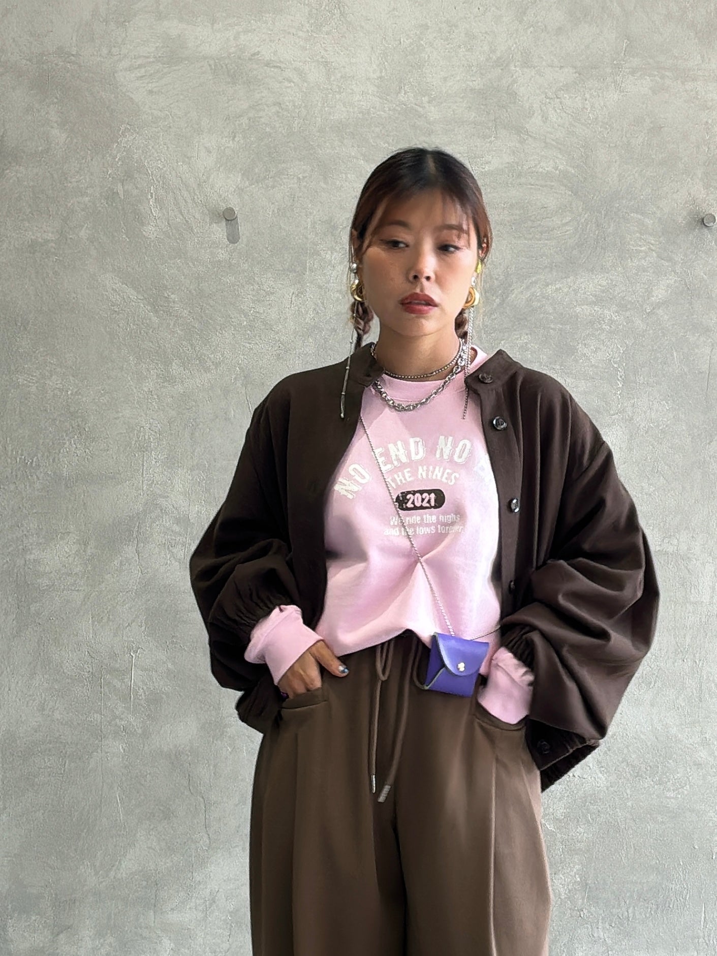 受付終了【予約販売】カレッジデザインスウェット／the Nines