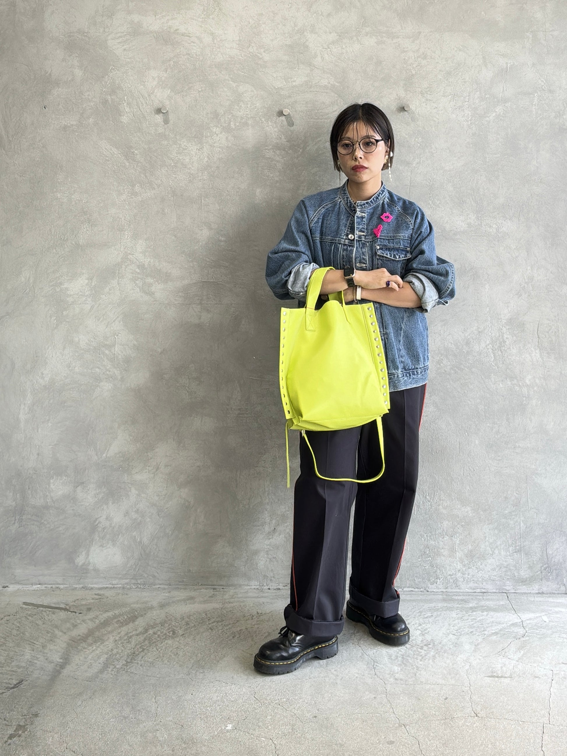 【予約販売】リベット2wayトートバッグ／cheek