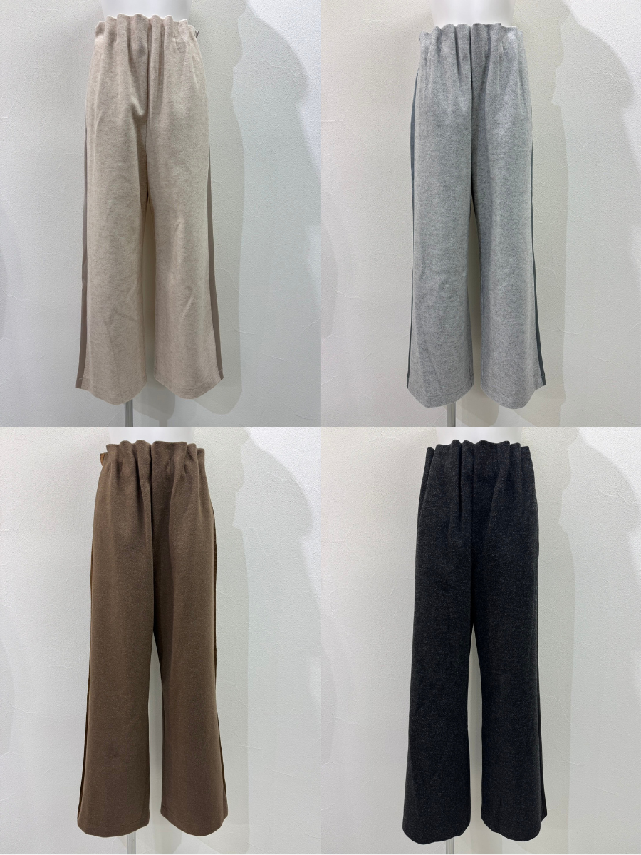 【予約⚡︎販売】ストレッチフラノラインパンツ／607548／CYAN tokyo／2026 AW#2