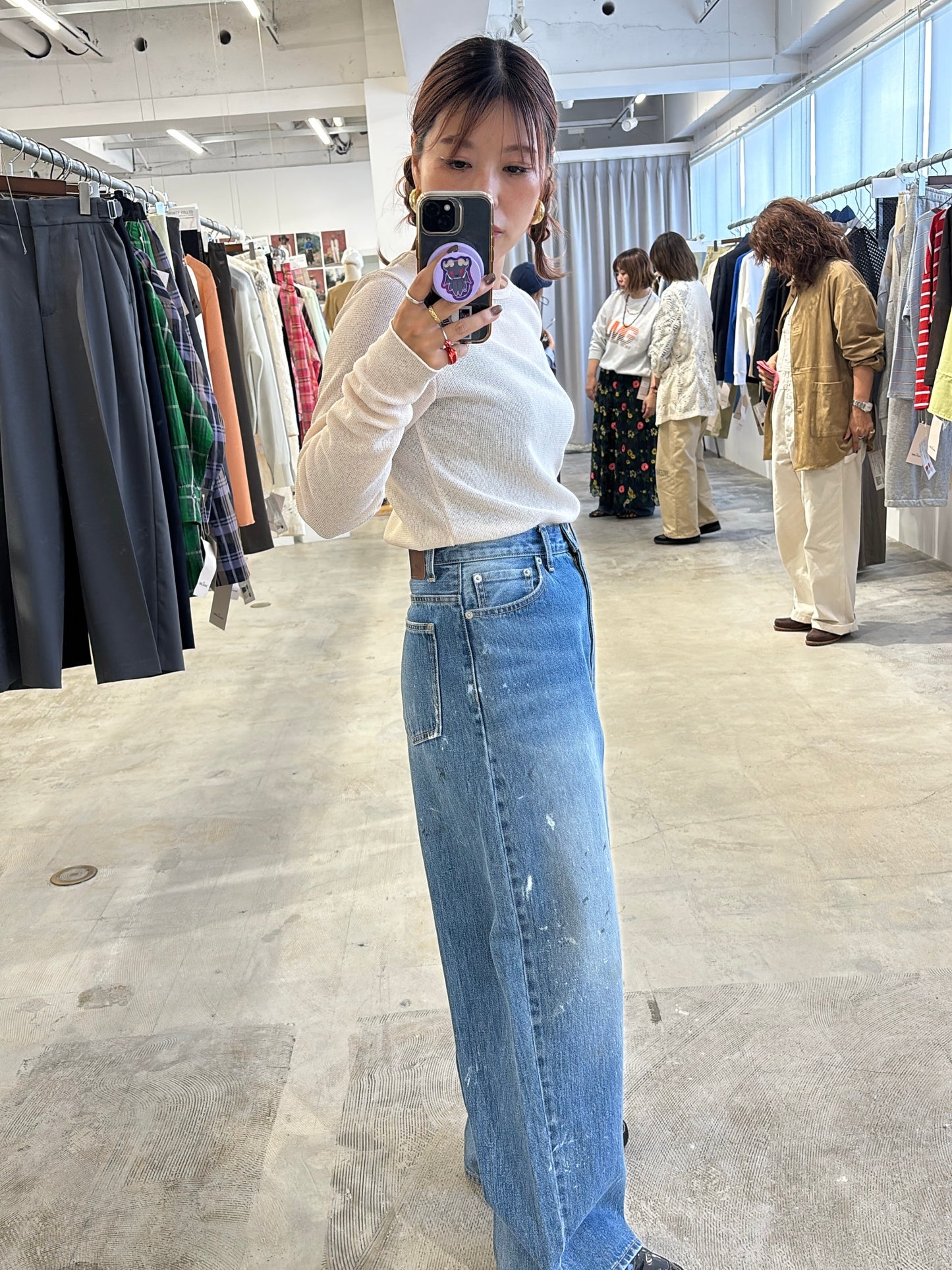 受付終了【予約販売】デニムパンツ／8613502／LE MÉLANGE