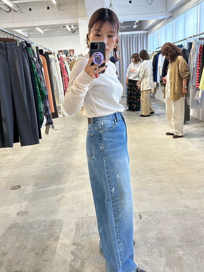 受付終了【予約販売】デニムパンツ／8613502／LE MÉLANGE