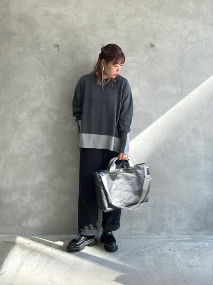 ウールタックパンツ／LE MÉLANGE