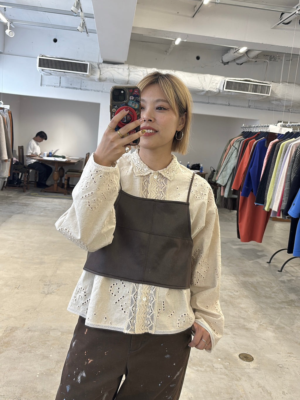 受付終了【予約⚡︎販売】モッチモチダンボール箔プリントビスチェ／8651702／LE MÉLANGE／2026 AW #2