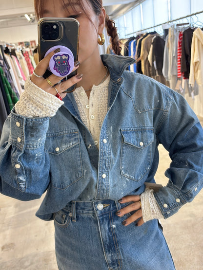 受付終了【予約販売】ダンガリーシャツ／8613202・8613201／LE MÉLANGE