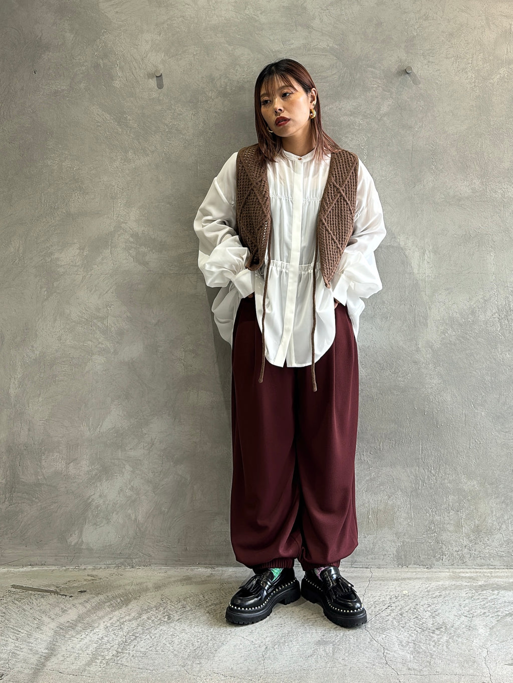 【再入荷】タックポケットジャージジョガーパンツ／CYAN TOKYO