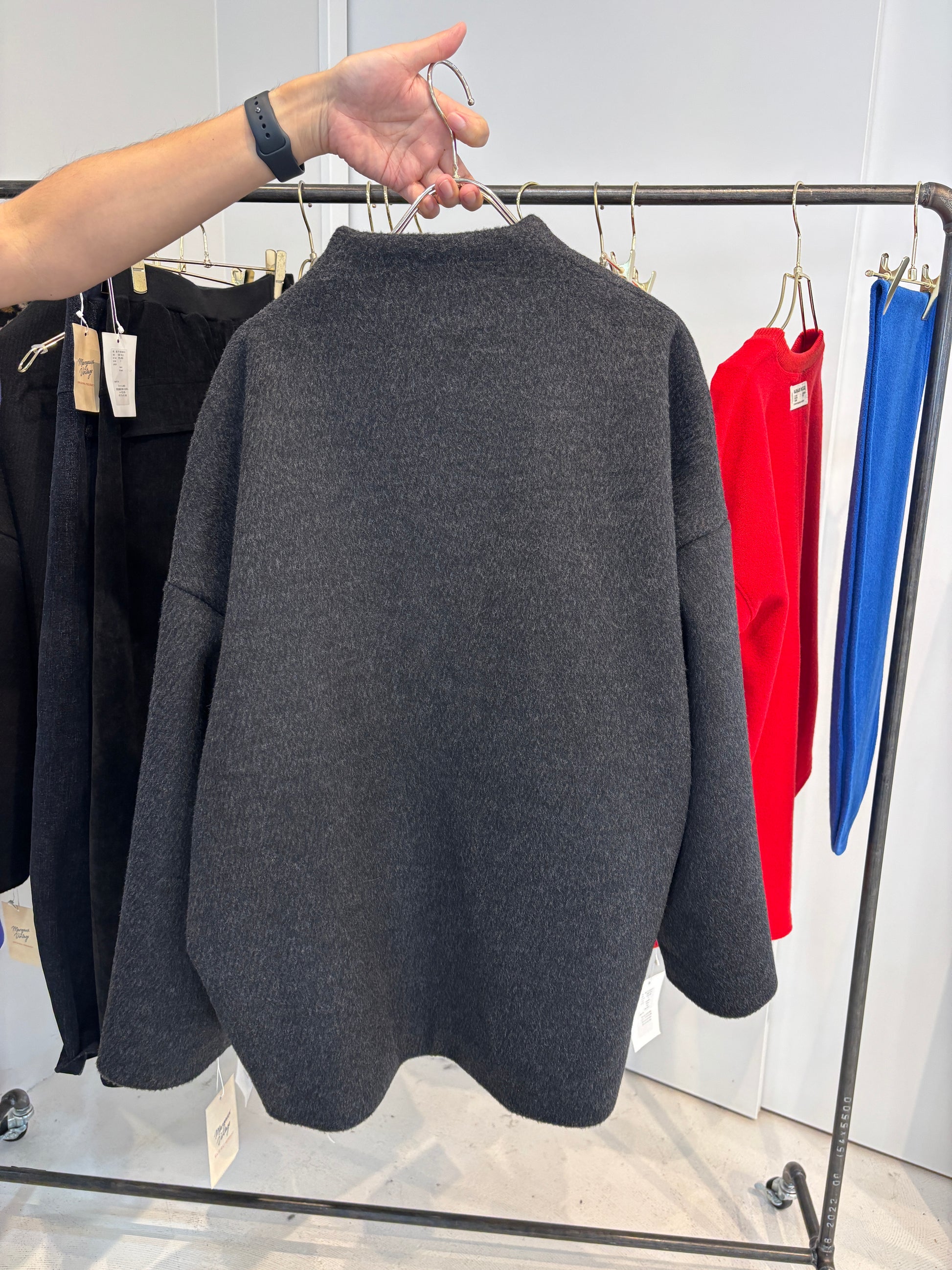 【予約⚡︎販売】シャギージップコート（無地）／MG CO-26130-A／MARGAUX VINTAGE／2026 AW＃2