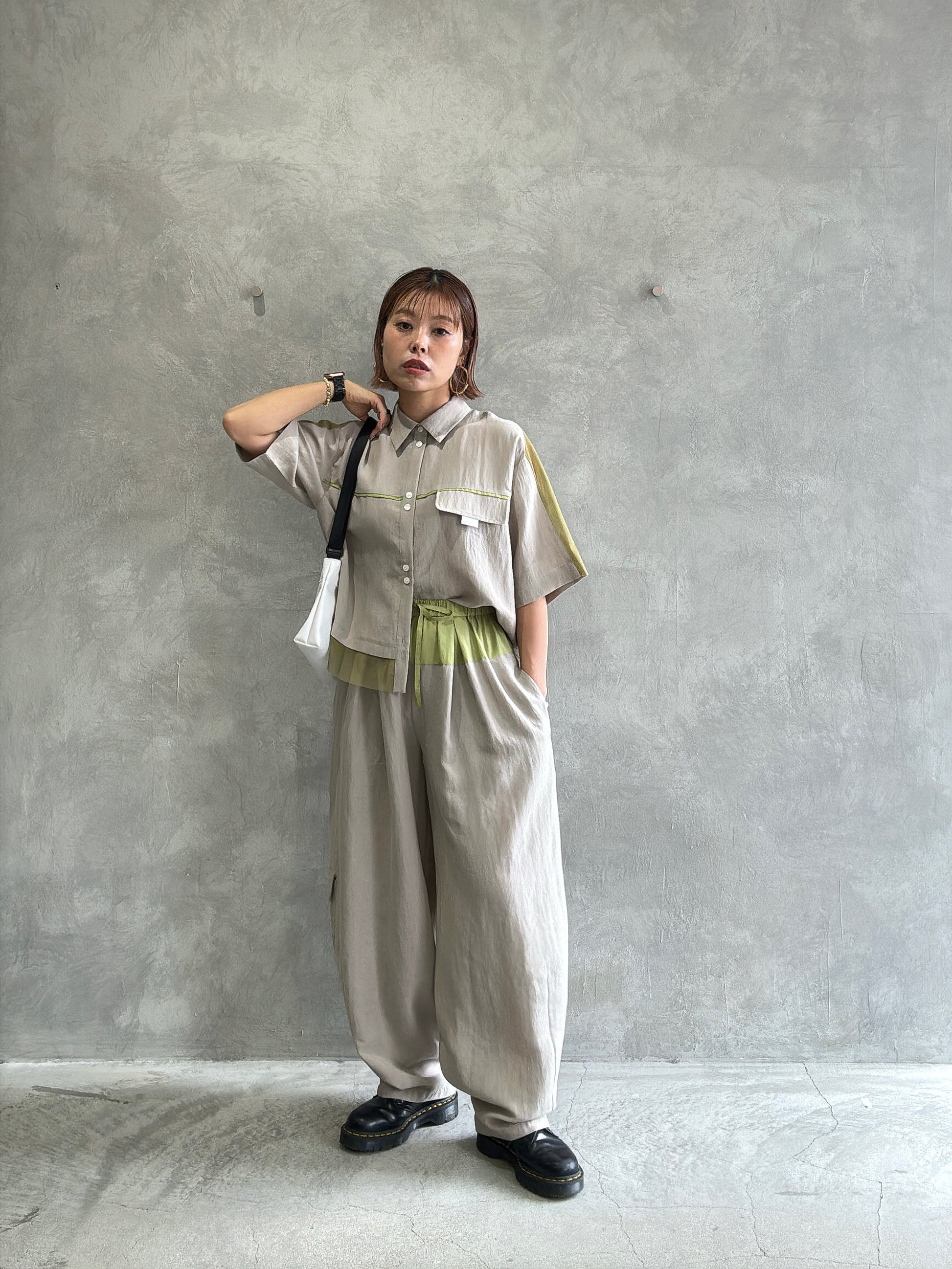 メッシュドッキングブラウス／MARECHAL TERRE