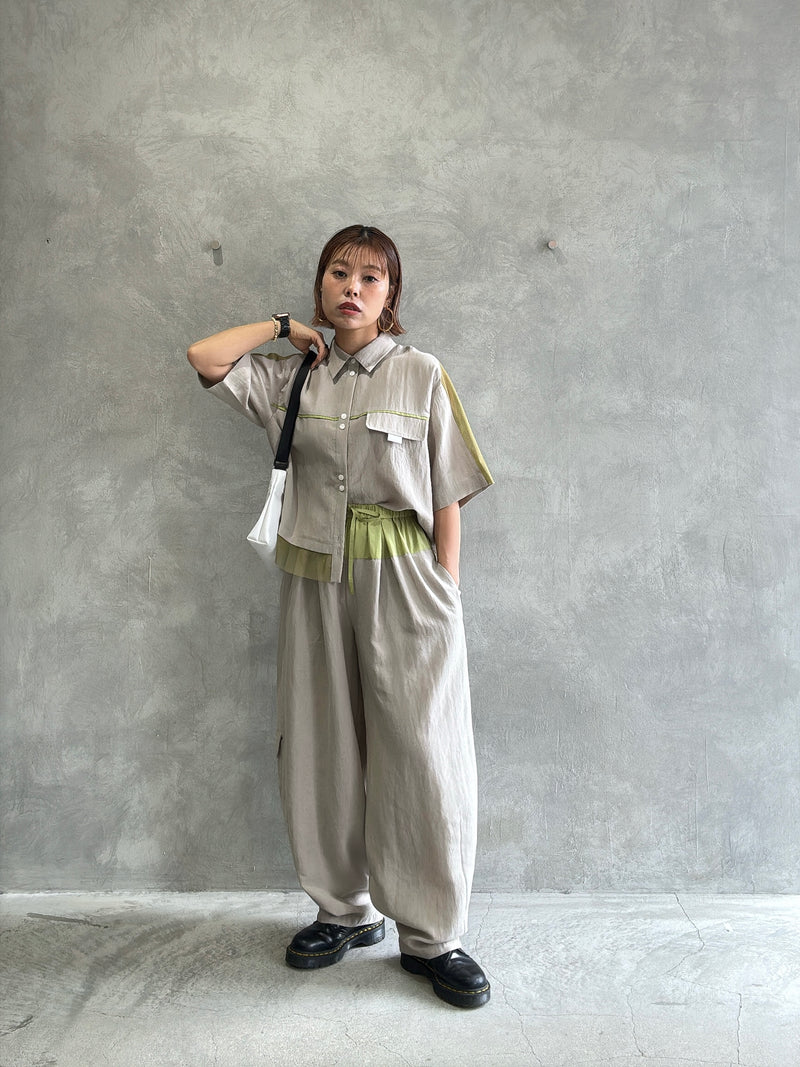メッシュドッキングブラウス／MARECHAL TERRE