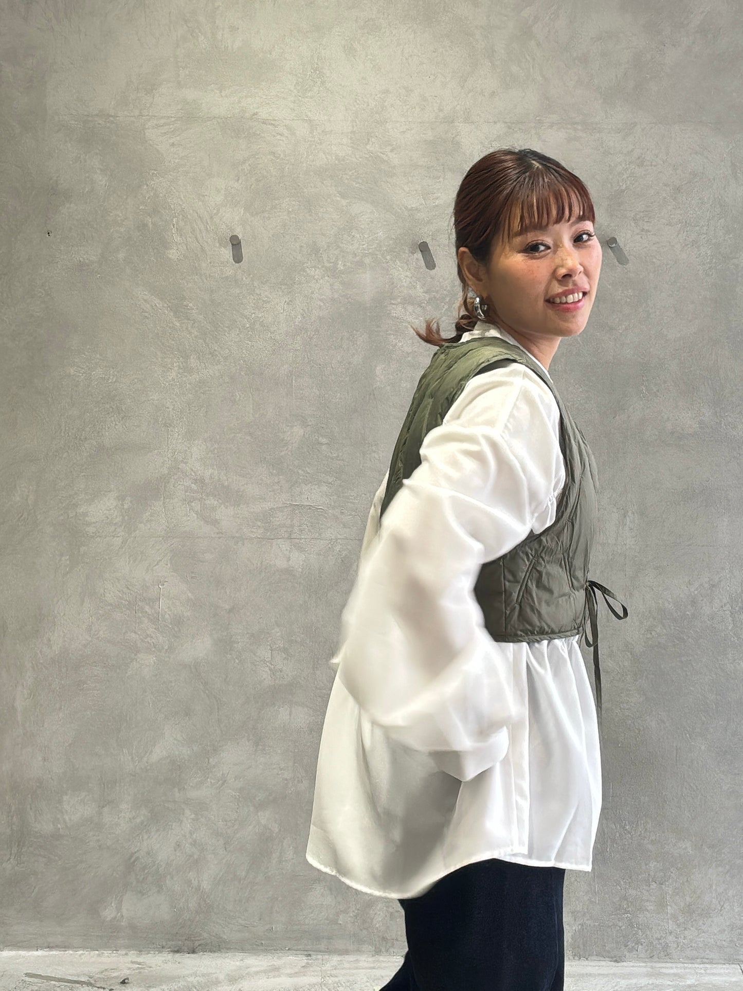 キルティングジレ／Dignite collier