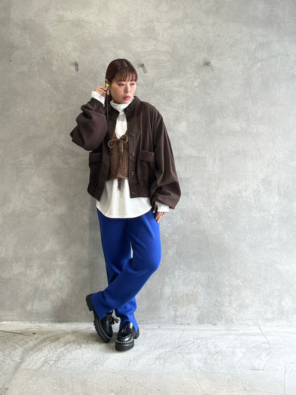 スタンドネックあったかロンT／ANNA  KERRY