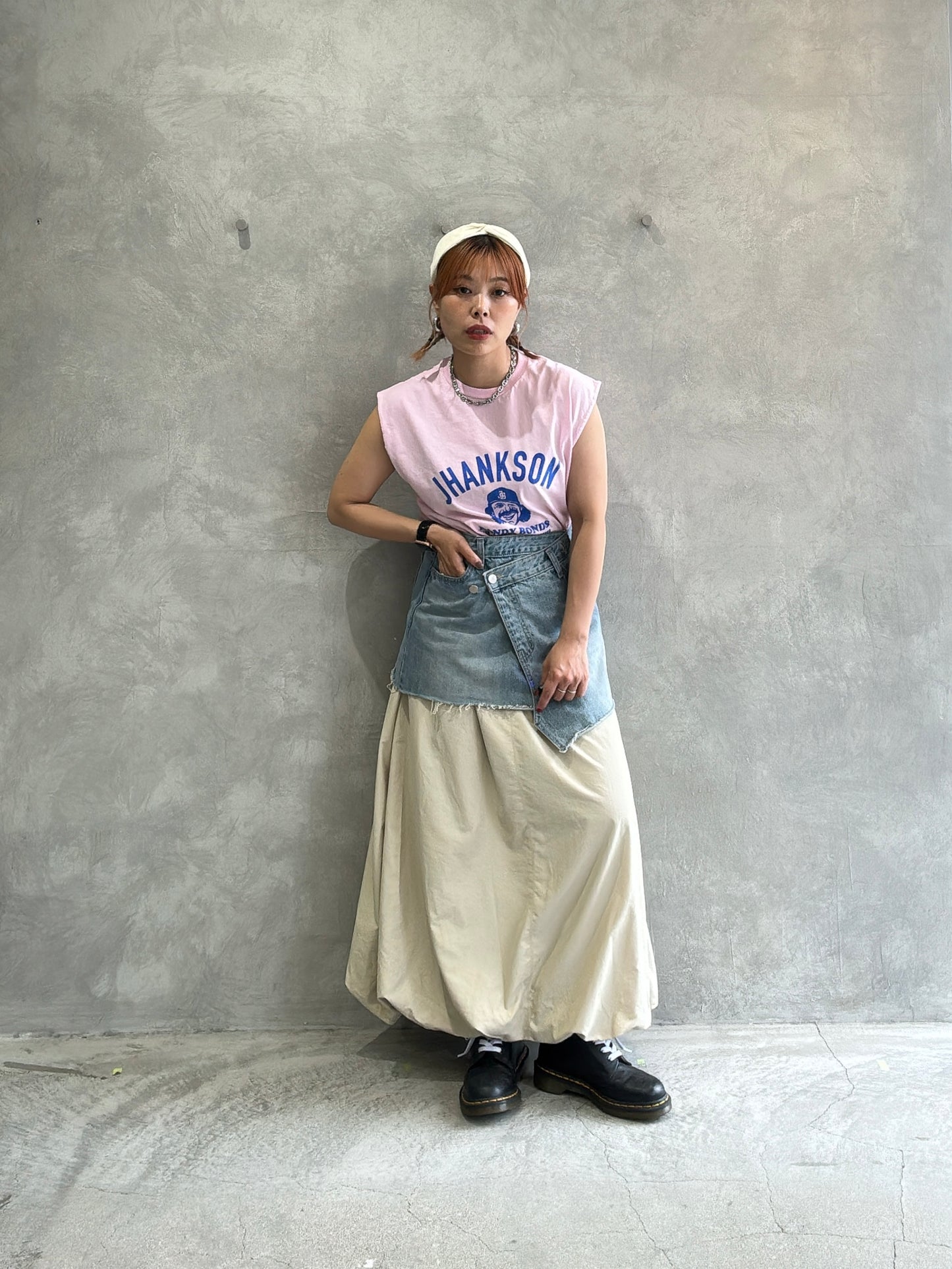 2wayナイロンバルーンスカート