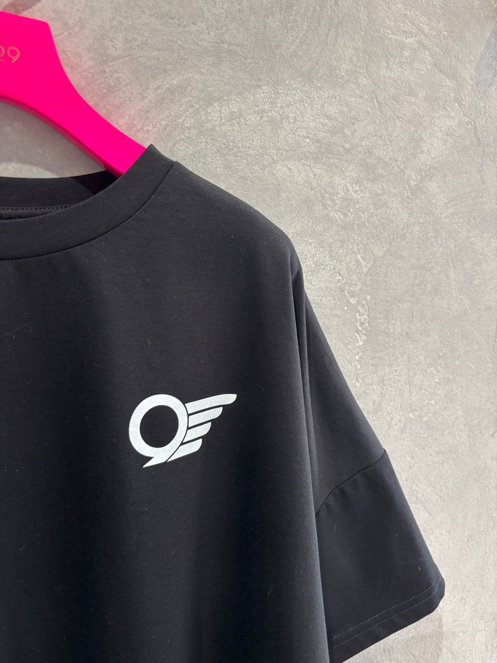 ショート丈ドライタッチTシャツ／No.9-the Nines-