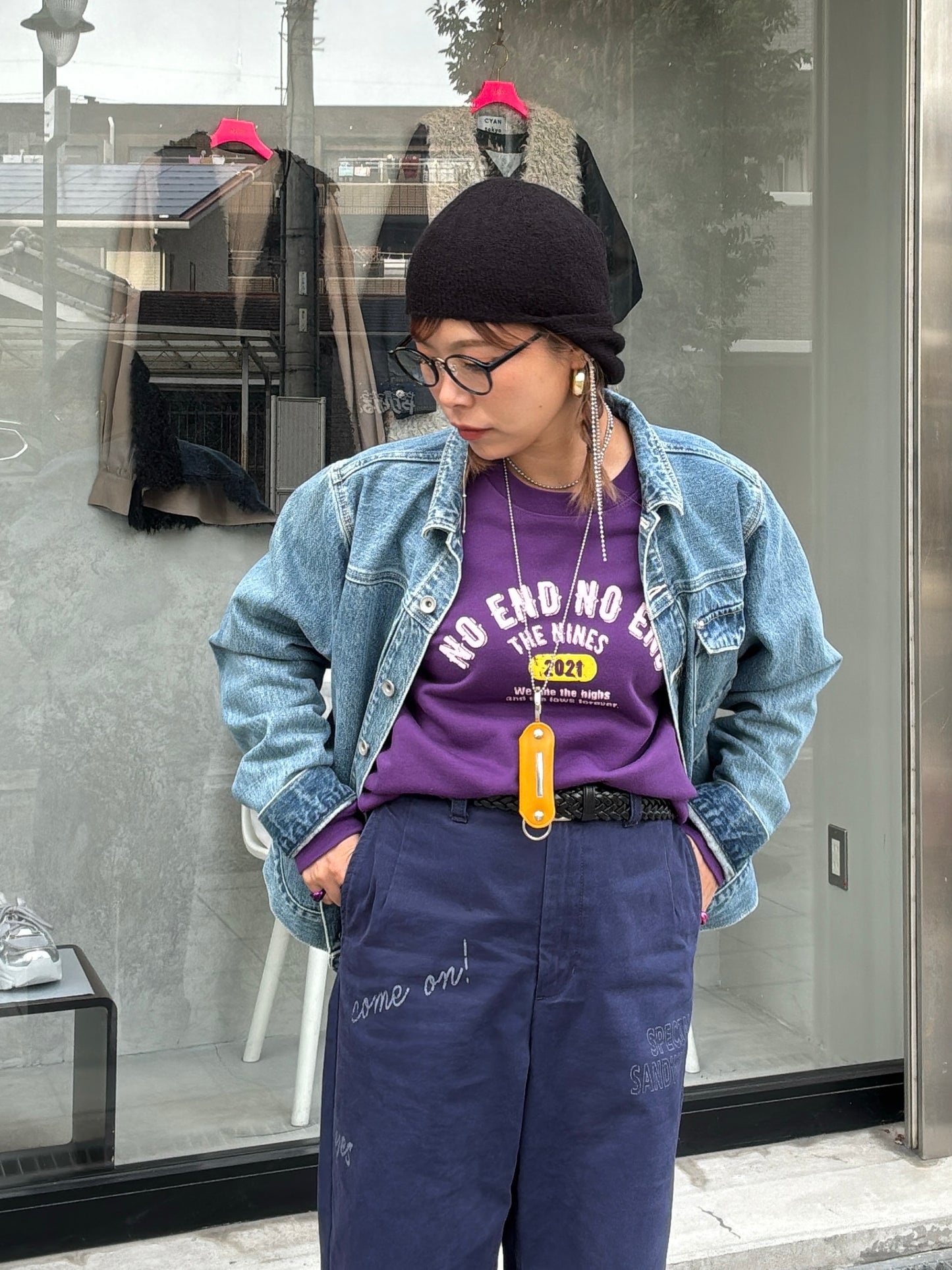 受付終了【予約販売】カレッジデザインスウェット／the Nines