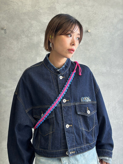 ⭐︎コラボ【予約販売】ザナインズカラーの2way仕様スマホショルダー／ホイップウェーブ＆パール／受注生産