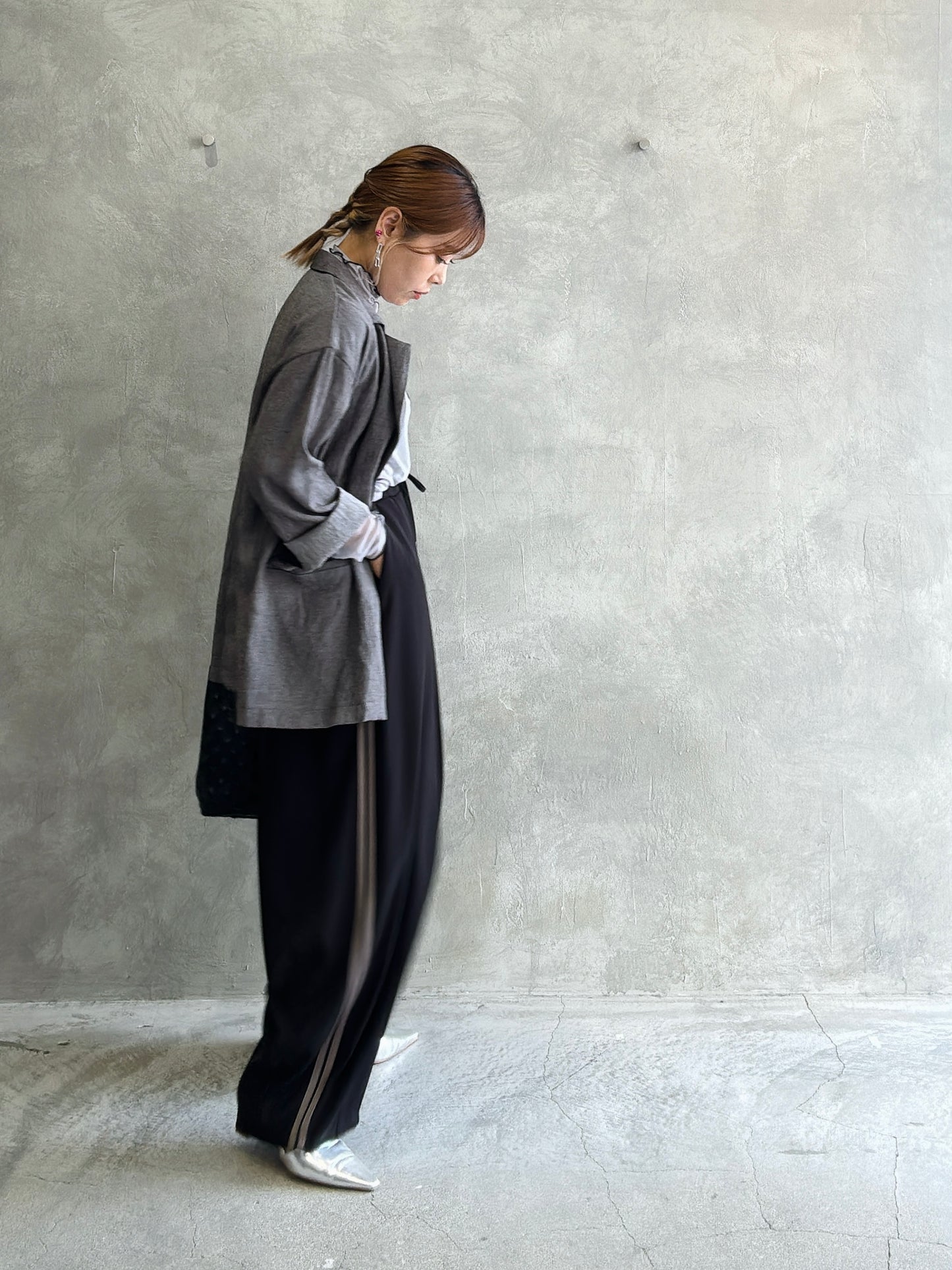 リラックスシルエットジャケット／LHELBIE