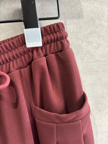 【再入荷】タックポケットジャージジョガーパンツ／CYAN TOKYO