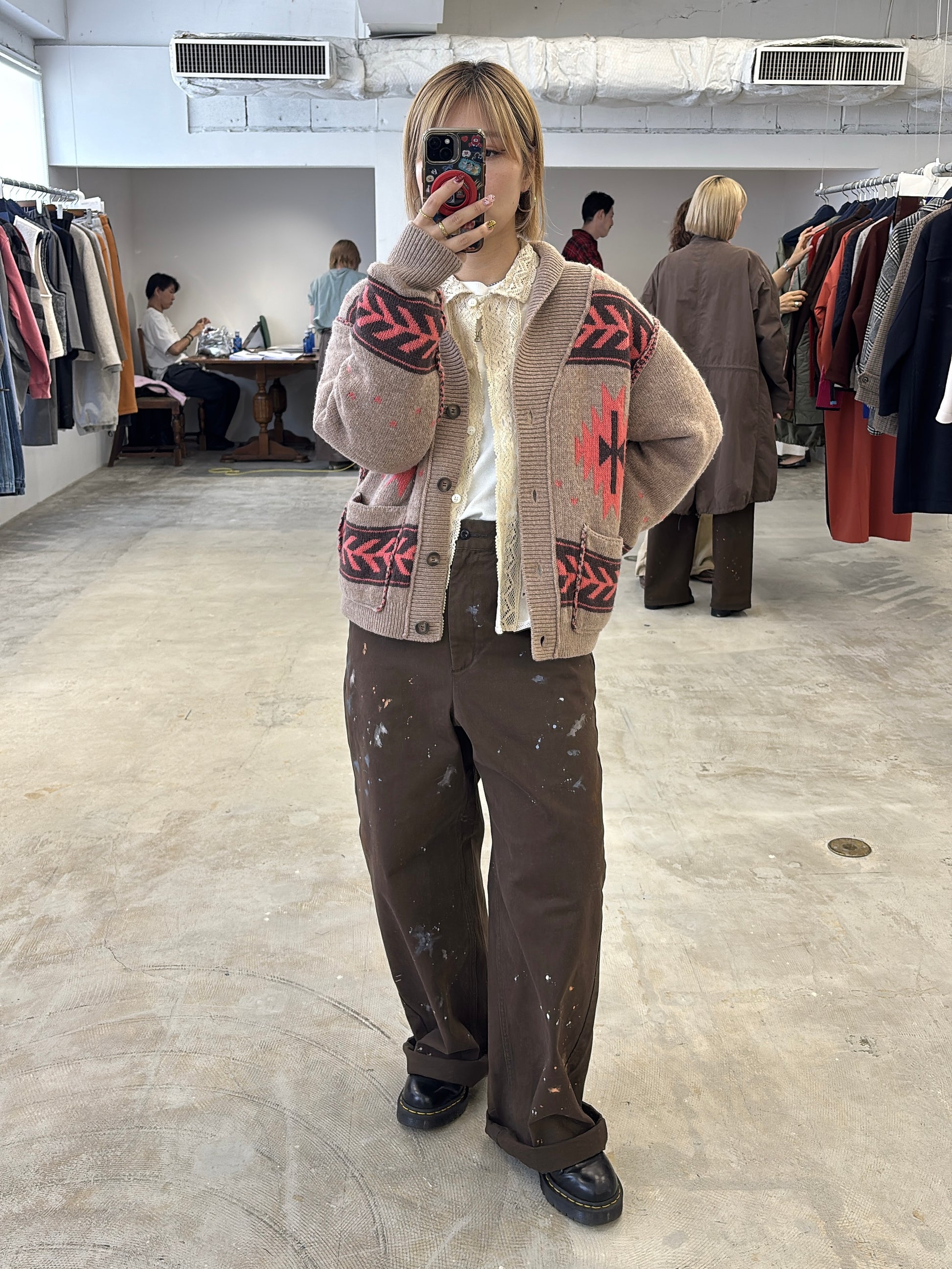 【予約⚡︎販売】カウチン風ショールカラーカーディガン／8652103／LE MÉLANGE／2026 AW #2