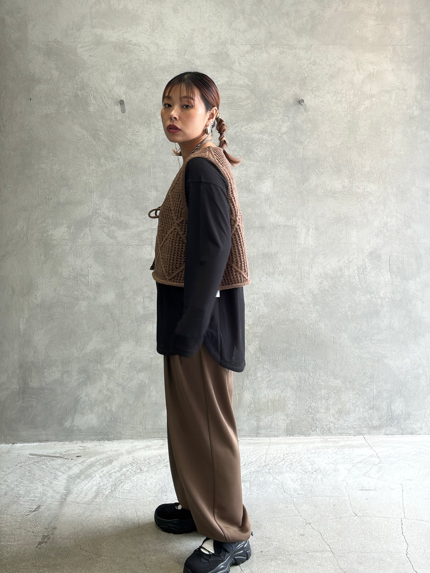 【再入荷】タックポケットジャージジョガーパンツ／CYAN TOKYO