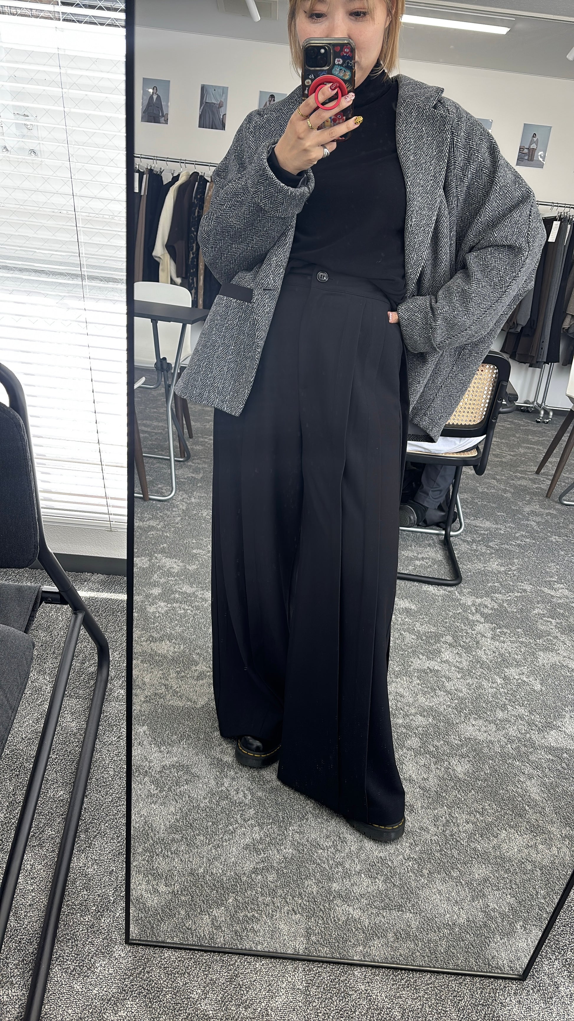 【予約⚡︎販売】エンドタックワイドパンツ／607527／CYAN tokyo／2026 AW#2