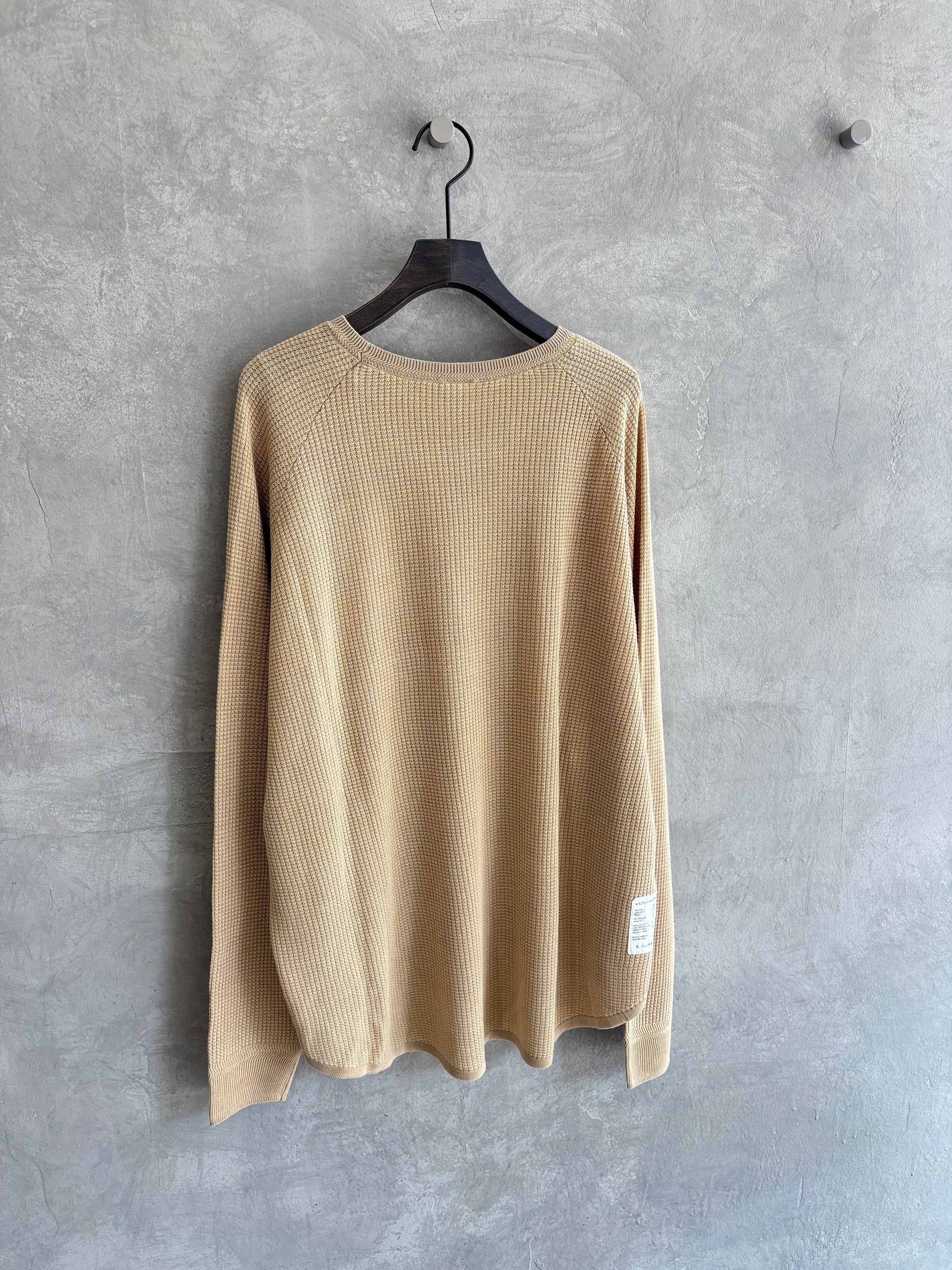 【再入荷】ワッフルドルマンロンT／flamingo firm