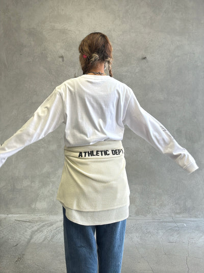 【再入荷】ワッフルドルマンロンT／flamingo firm