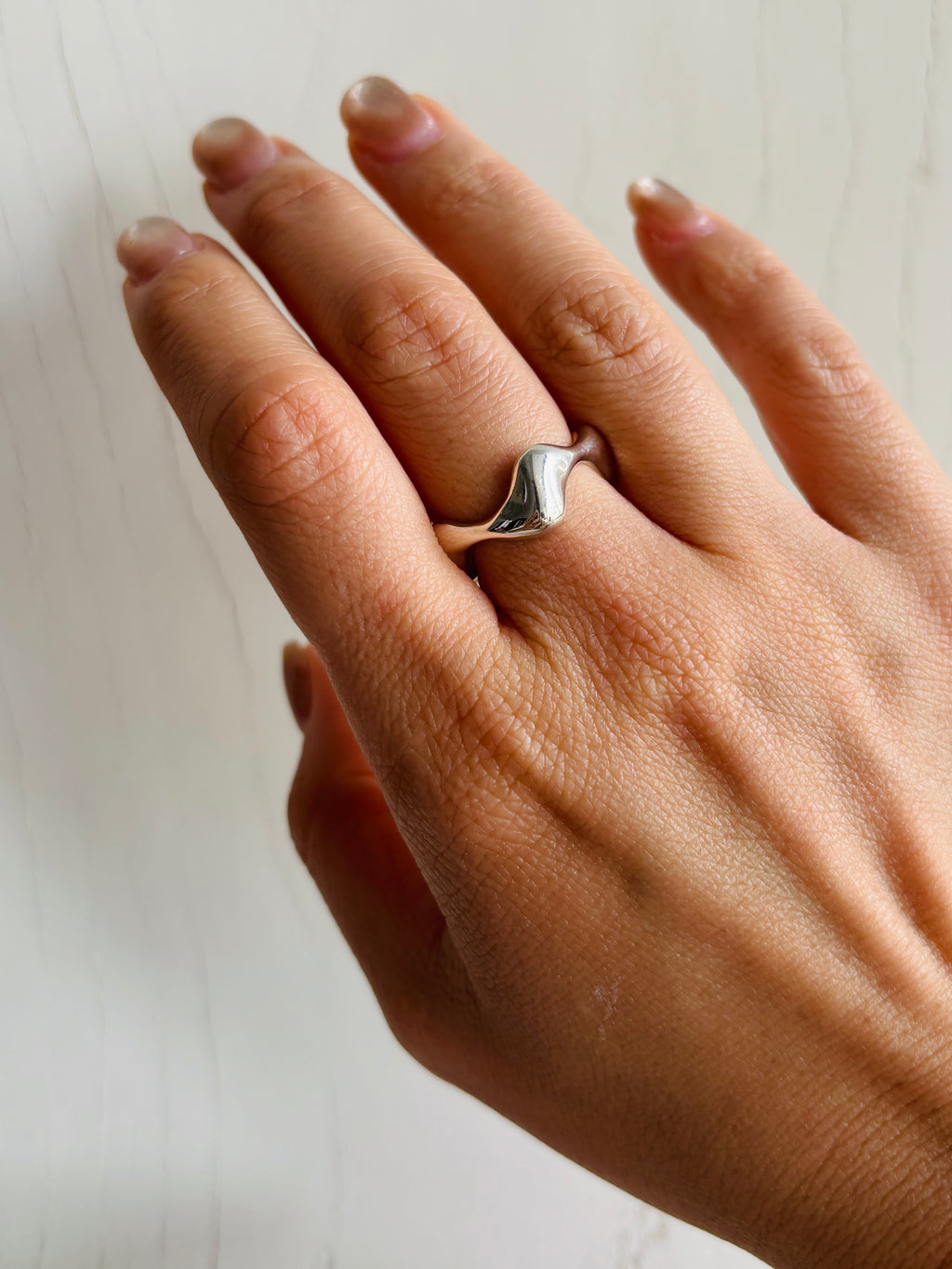 メルティーウェーブリング　＃11号／silver925