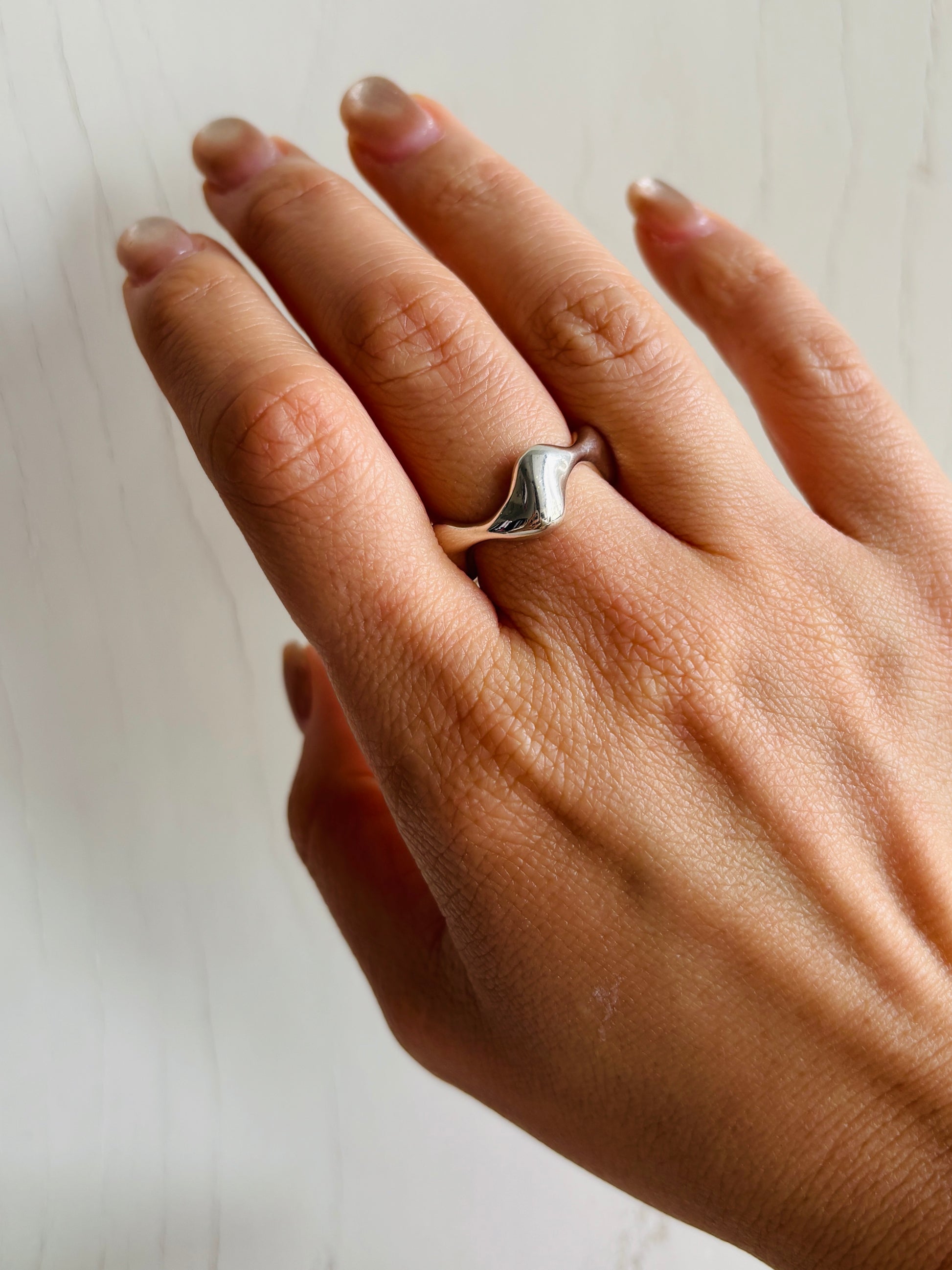 メルティーウェーブリング　＃11号／silver925