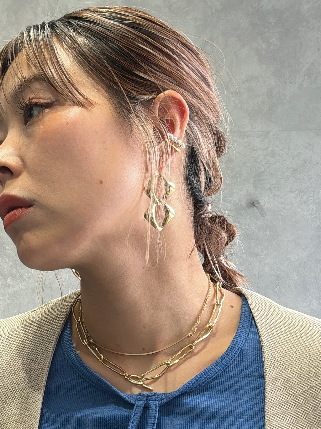 【予約販売】カーブバーネックレス