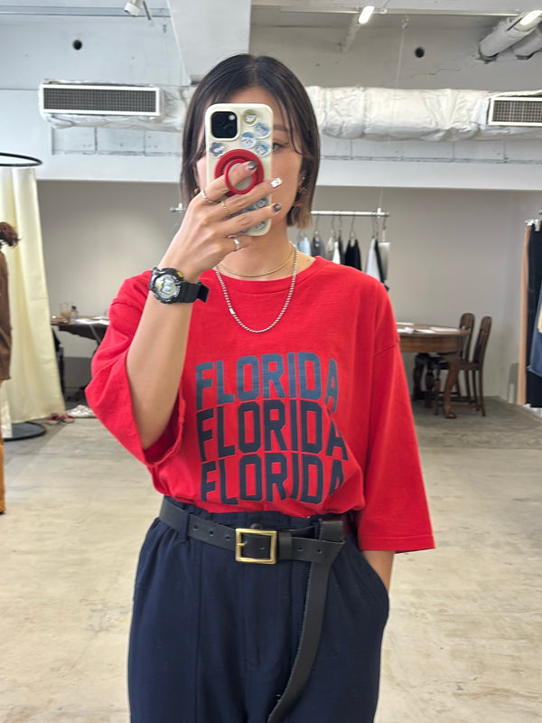 【予約⚡︎販売】FLORIDAロゴTee／8711011／LE MÉLANGE／2027 SS #1