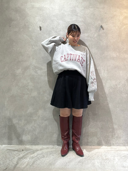 裏起毛フレアショーパン／VERSEAU