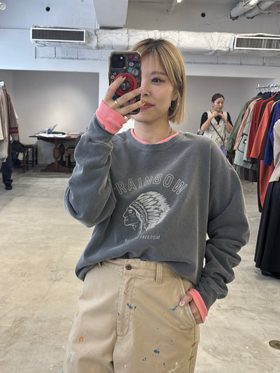 受付終了【予約⚡︎販売】裏起毛フロッキープリントスウェット／8651006／LE MÉLANGE／2026 AW #2