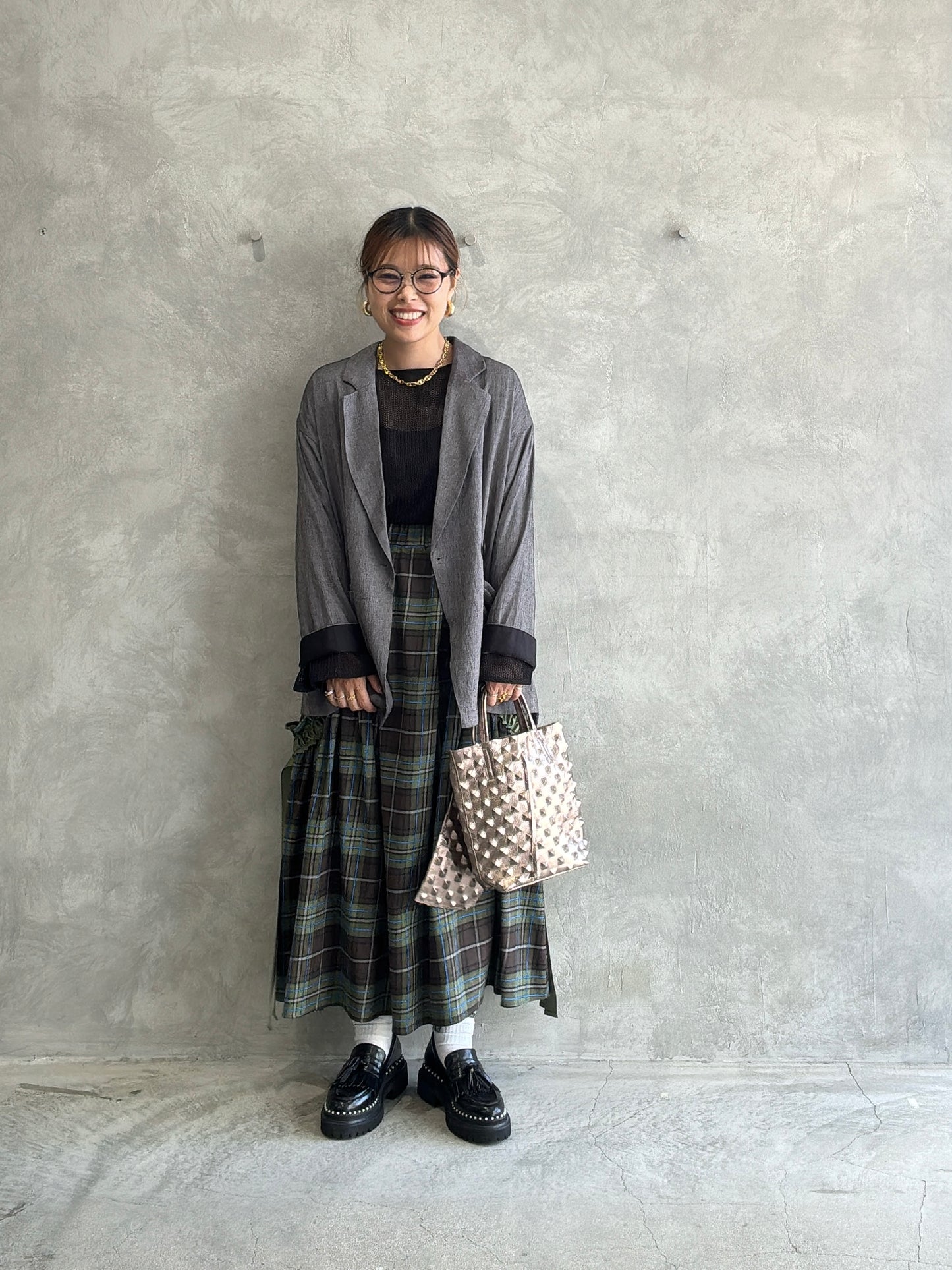 リラックスシルエットジャケット／LHELBIE