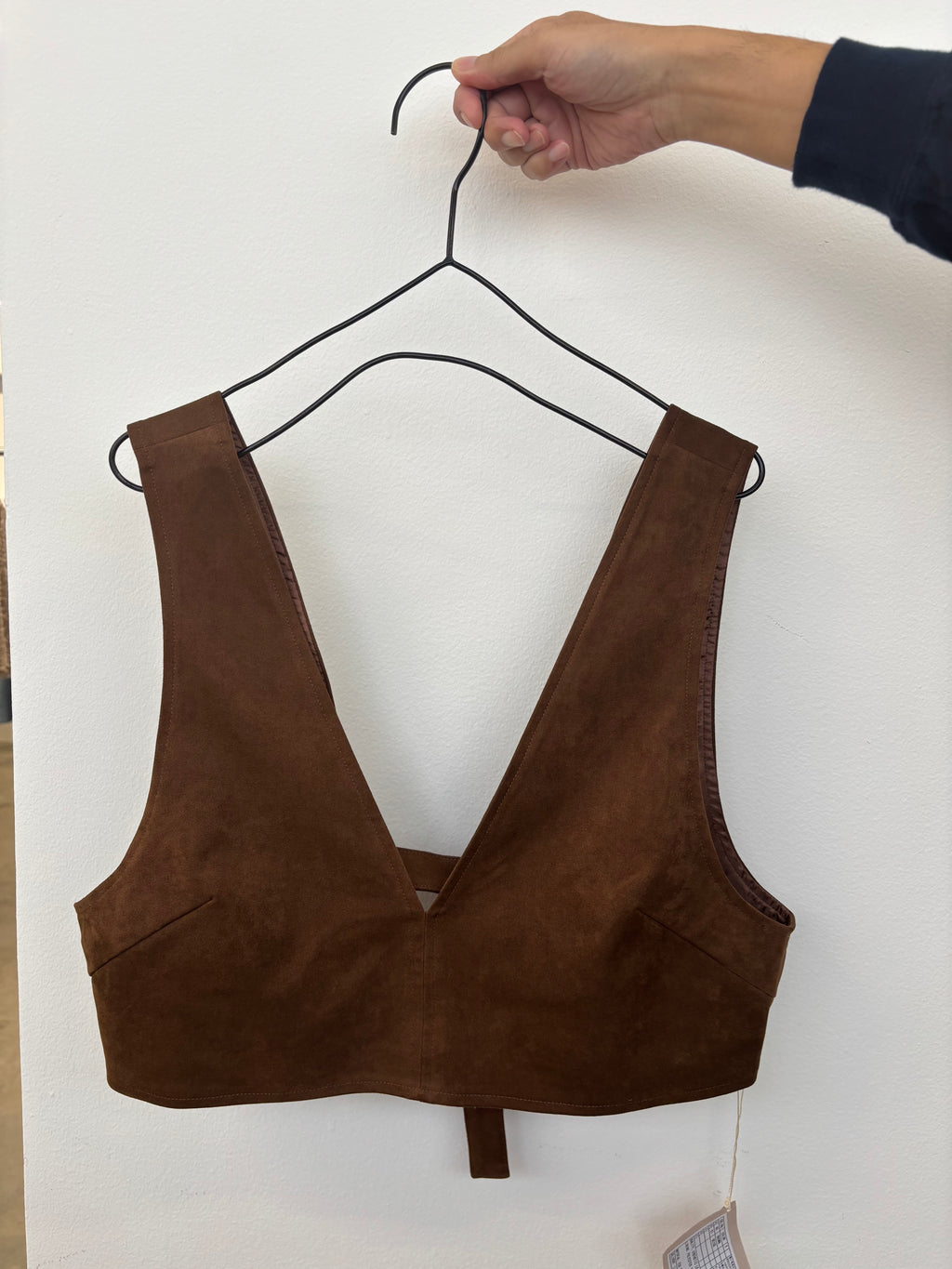 受付終了【予約販売】ECOスウェードベスチェ／8613701／LE MÉLANGE