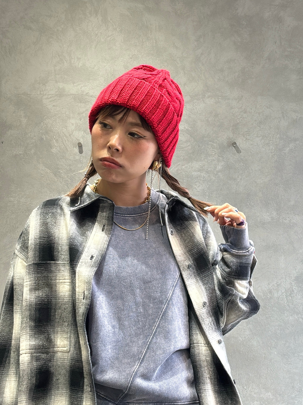 ゆるフィットニットキャップ