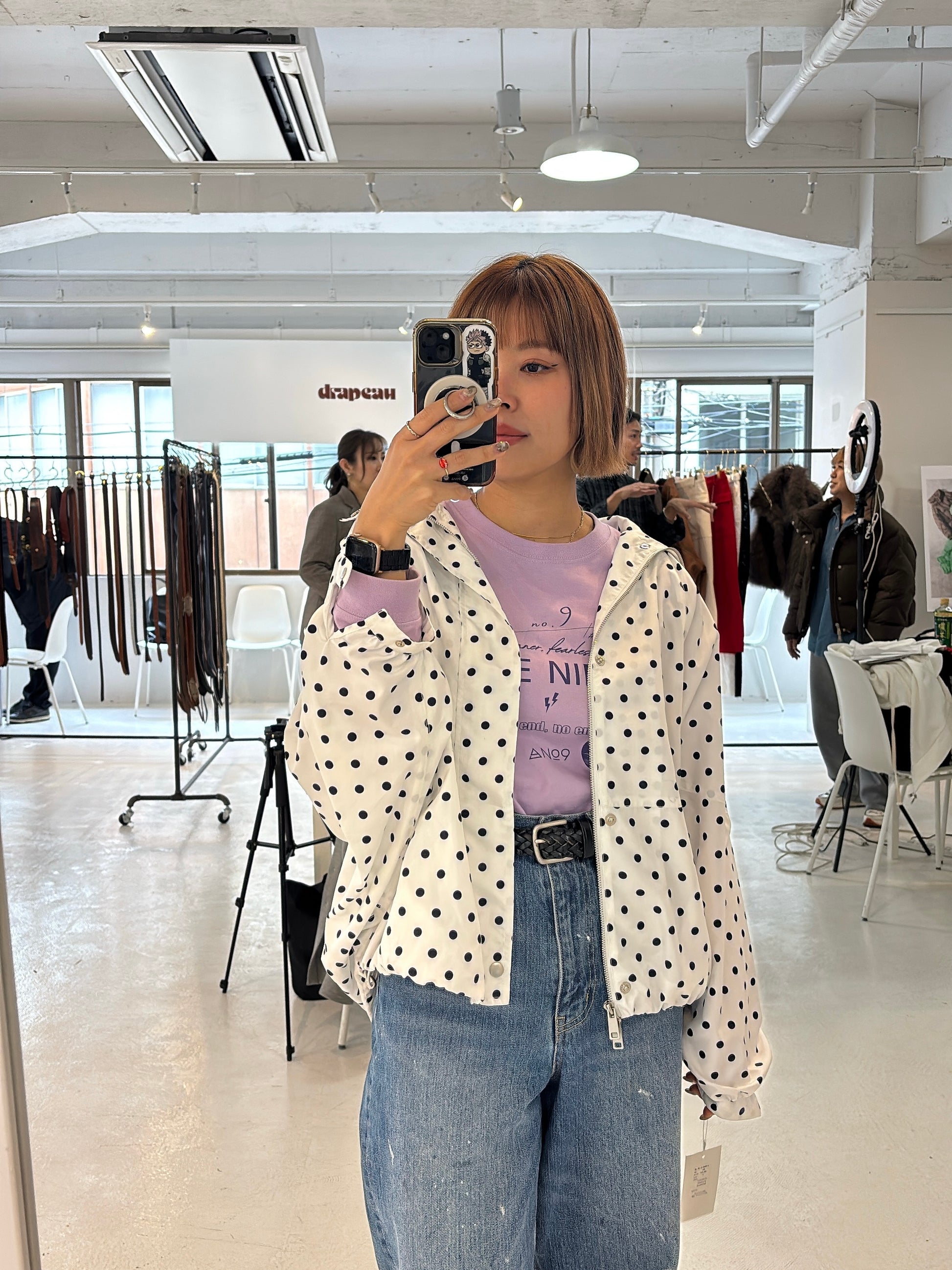 【予約⚡︎販売】ドットブルゾン／MG JK-26096-A／MARGAUX VINTAGE／2026 AW＃1