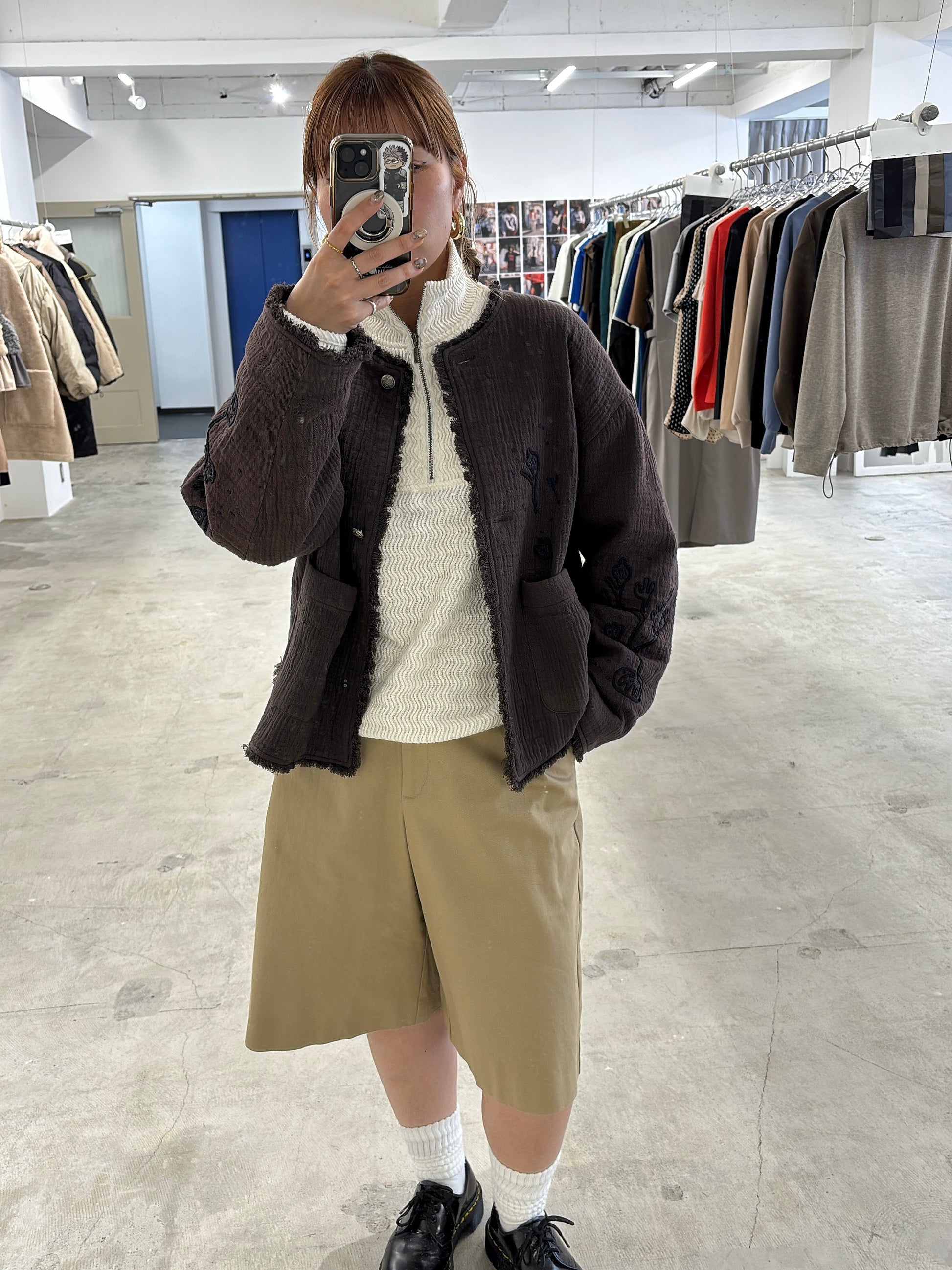 【予約⚡︎販売】コットンツイルハーフパンツ／#8643502／LE MÉLANGE／2026 AW #1