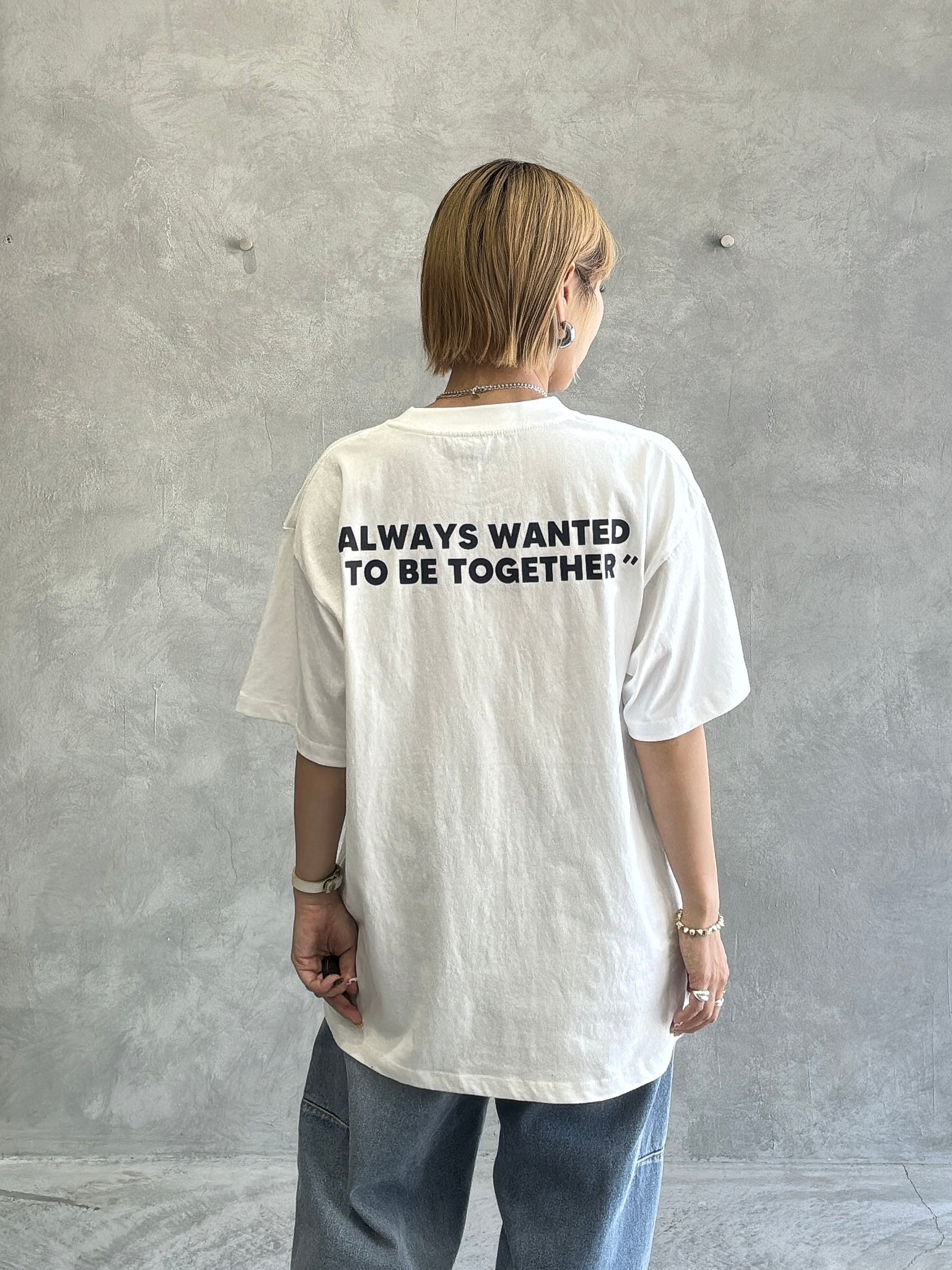 【予約販売】men'sサイズ／"g"フロッキープリントTシャツ／ING