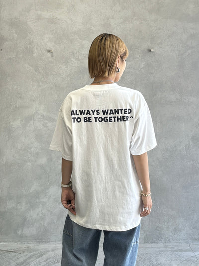 受付終了【予約販売】men'sサイズ／"g"フロッキープリントTシャツ／ING