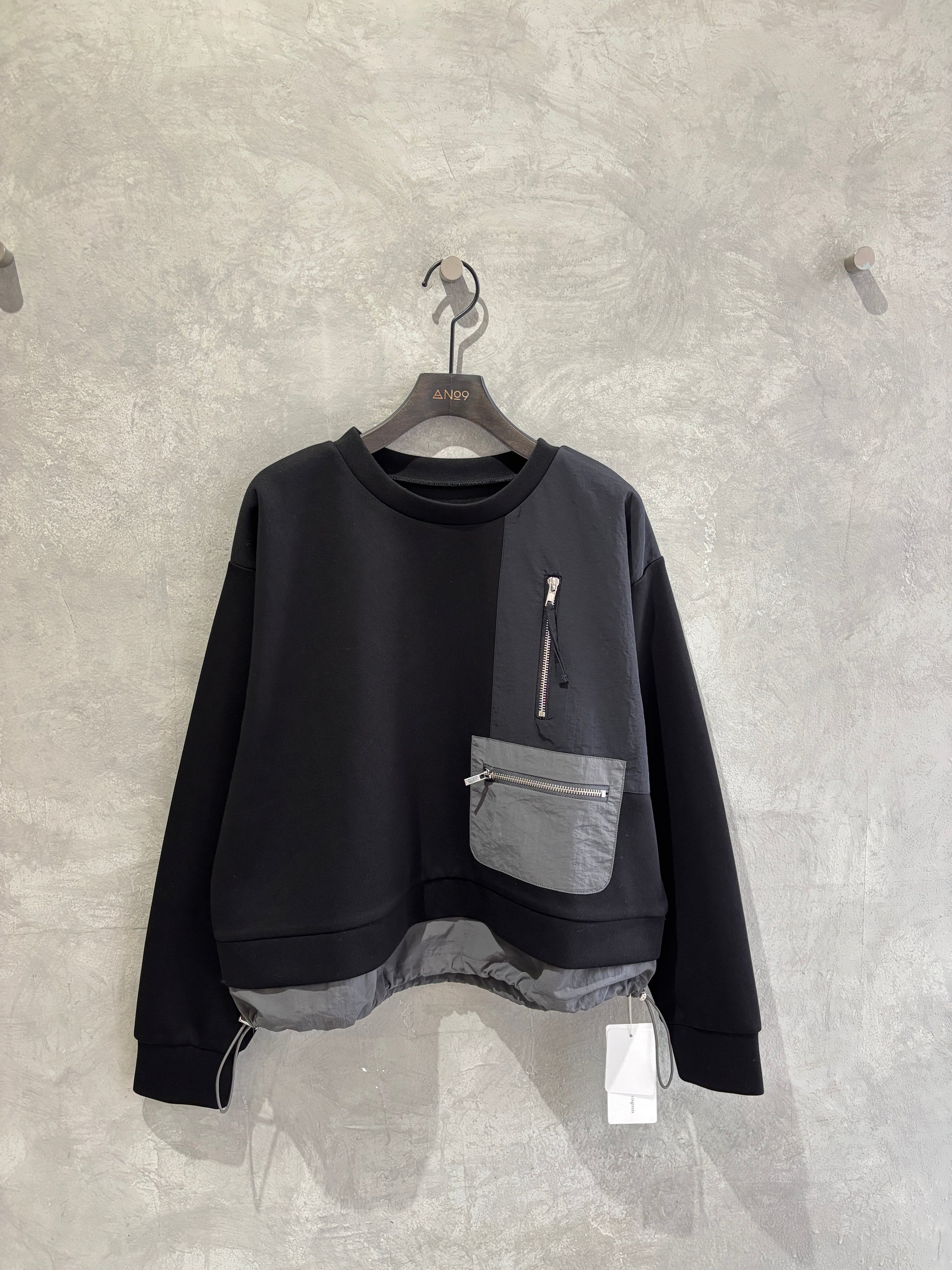 ナイロンドッキングスウェット