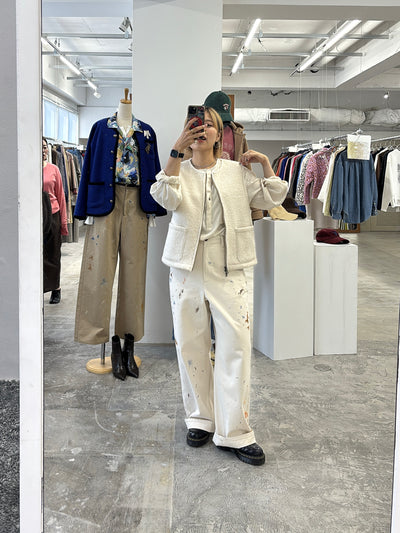 【予約⚡︎販売】ペイントチノパンツ／8653501／LE MÉLANGE／2026 AW #2