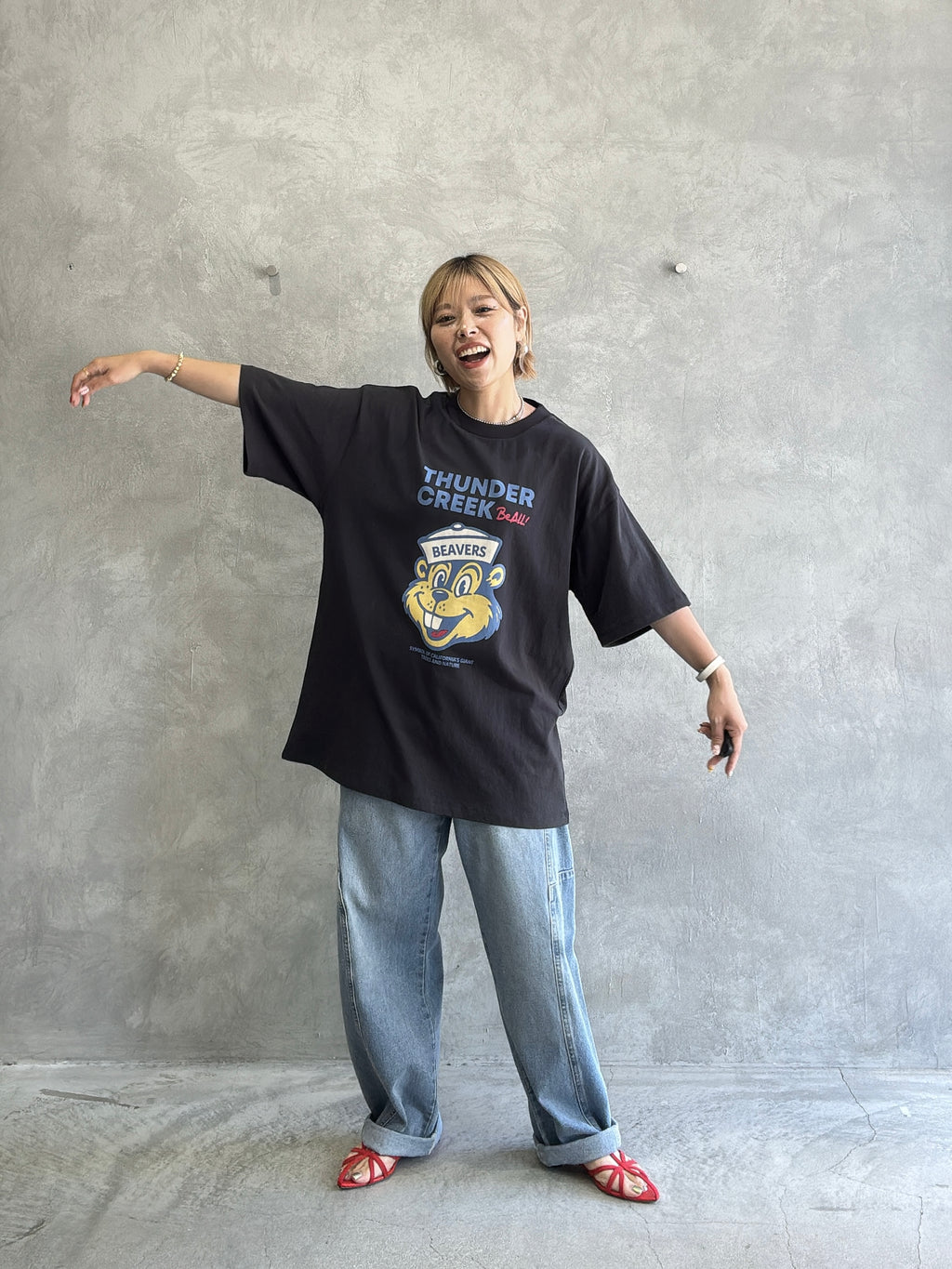 受付終了【予約販売】men'sサイズ／THUNDER CREEK Tシャツ／ING