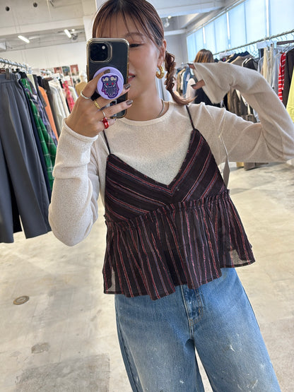 受付終了【予約販売】ボートネックカットソー／8611010／LE MÉLANGE