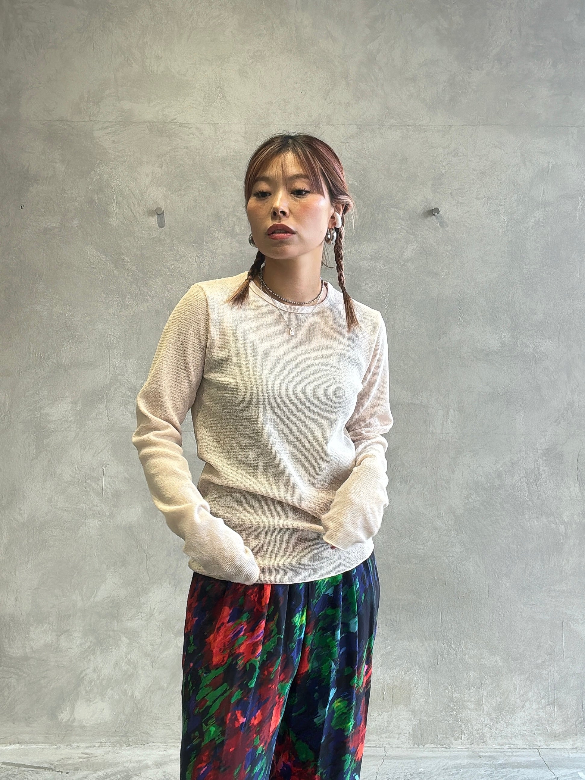 ボートネックカットソー／8611010／LE MÉLANGE