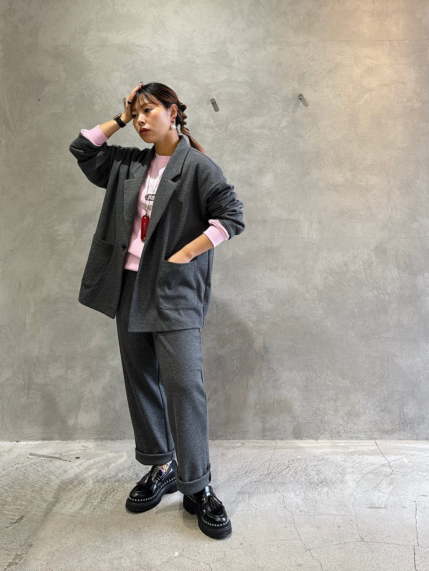 ロングテーラージャケット／LE MÉLANGE