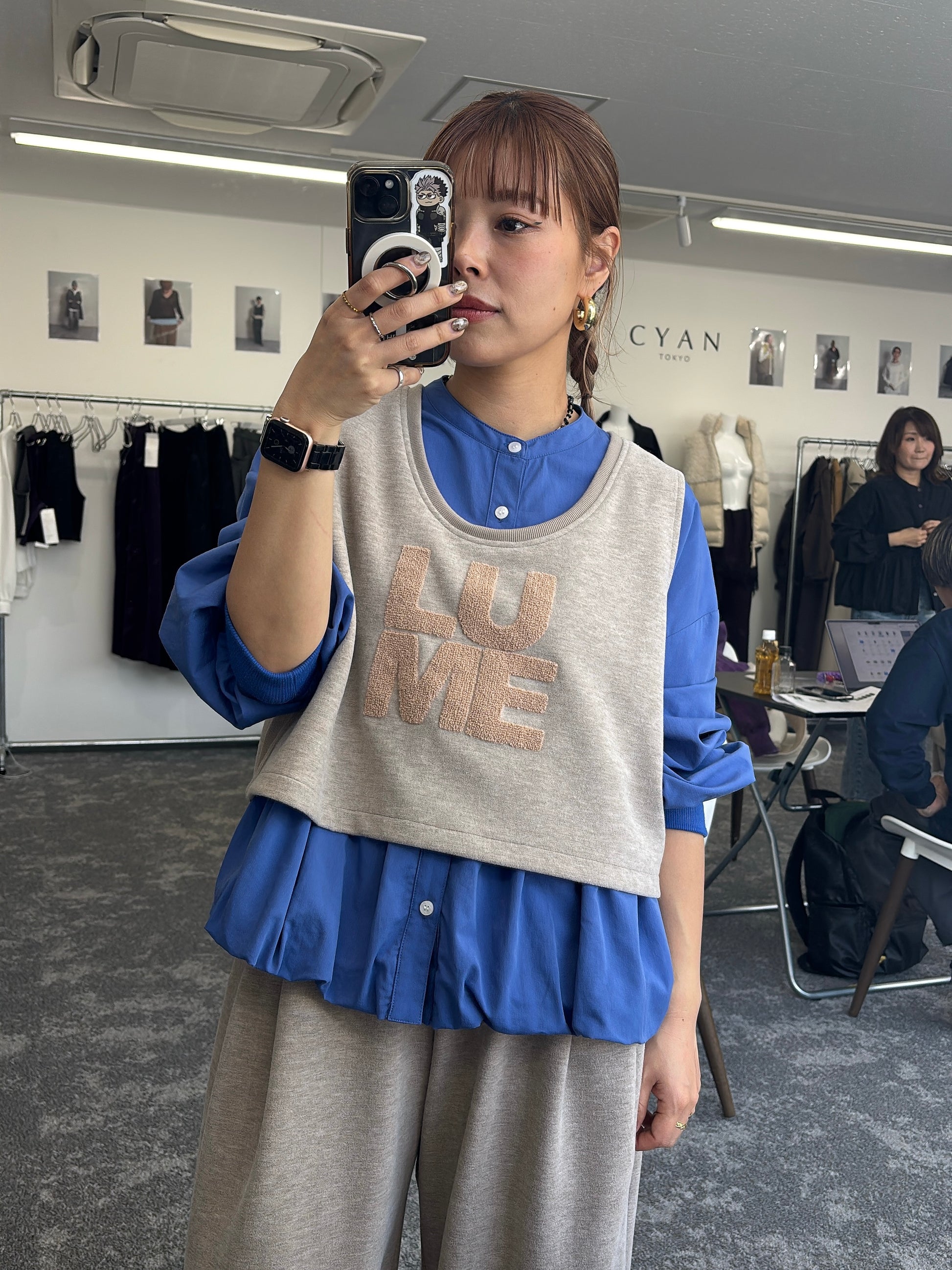 【予約⚡︎販売】サイドリブフリースベスト／604512／CYAN tokyo／2026 AW#1
