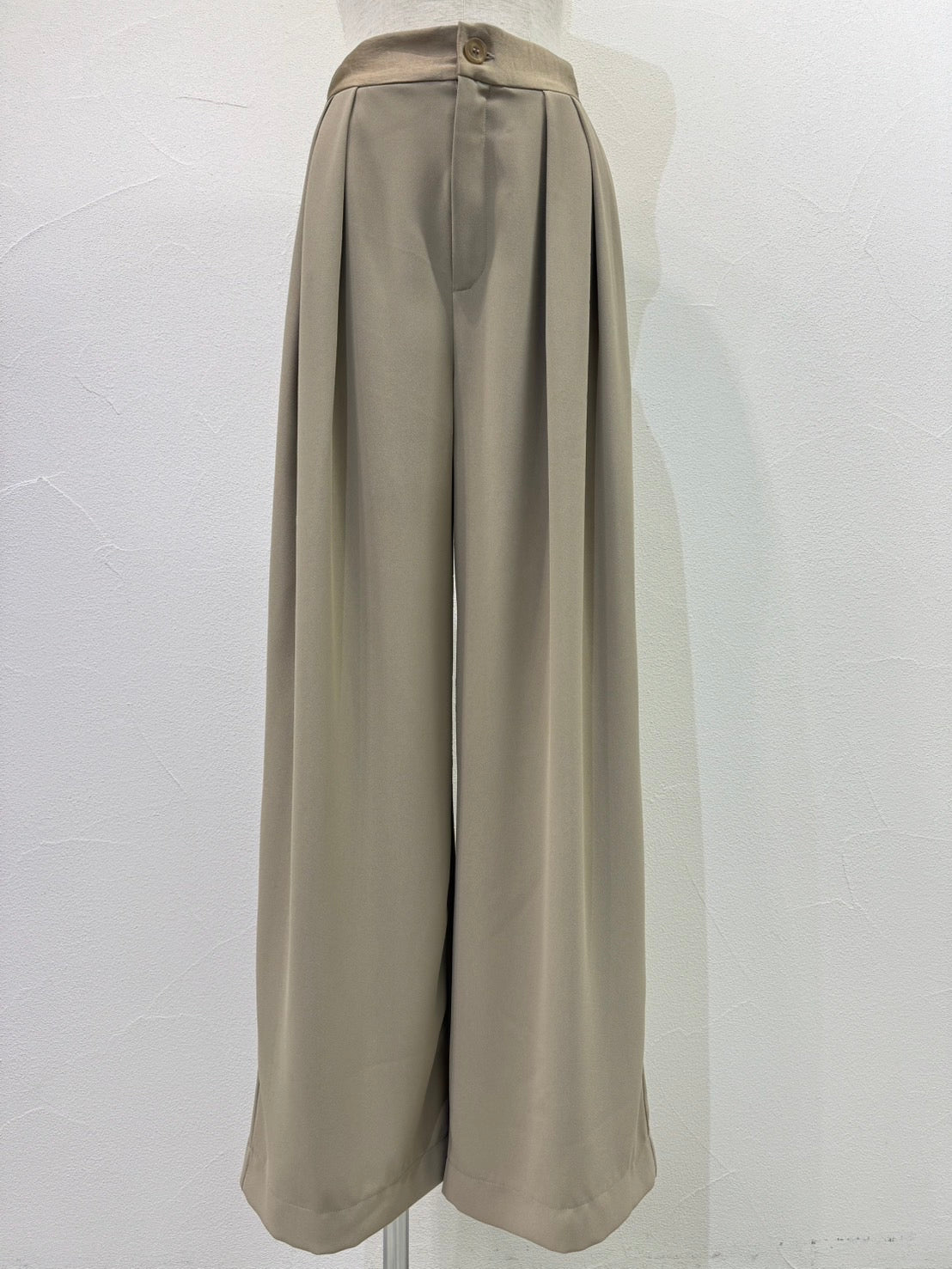 【予約⚡︎販売】インプリーツジョーゼットワイドパンツ／604496／CYAN tokyo／2026 AW#1
