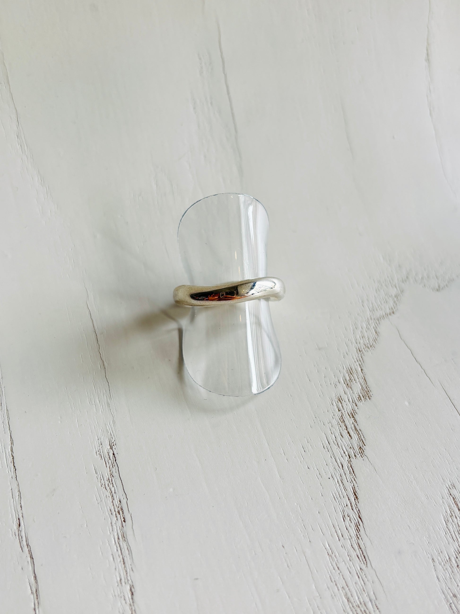 リラックスウェーブリング　＃11号／silver925