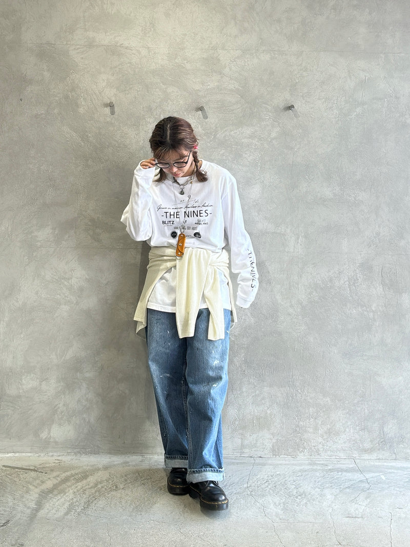 【再入荷】ワッフルドルマンロンT／flamingo firm