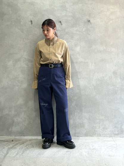 【再入荷】プリントチノパン／LE MÉLANGE